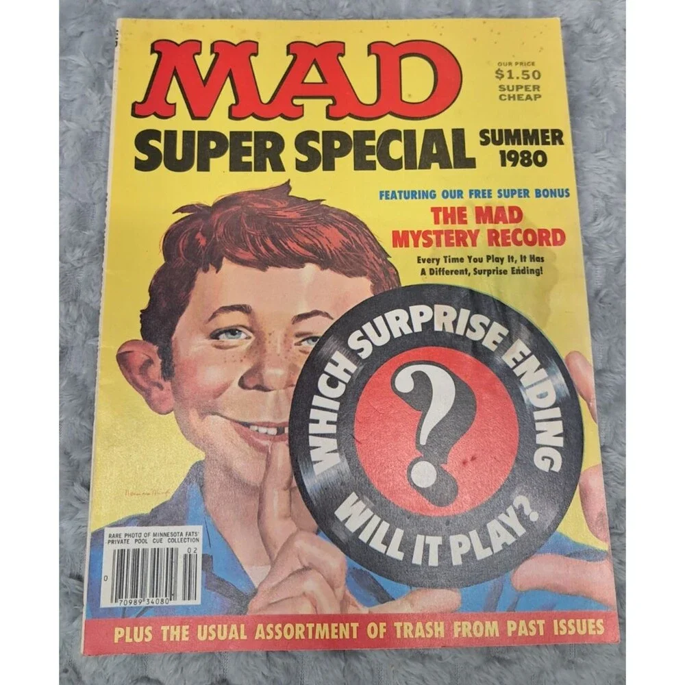 Lot MAD Magazine Super Special Bonus Comics Intact 24 26 With Record Summer 1980